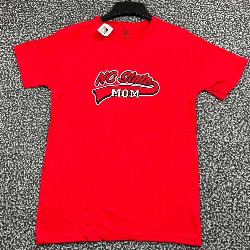 NC State Mom Shirt Small Red American Threads The Game NCAA Cotton New S